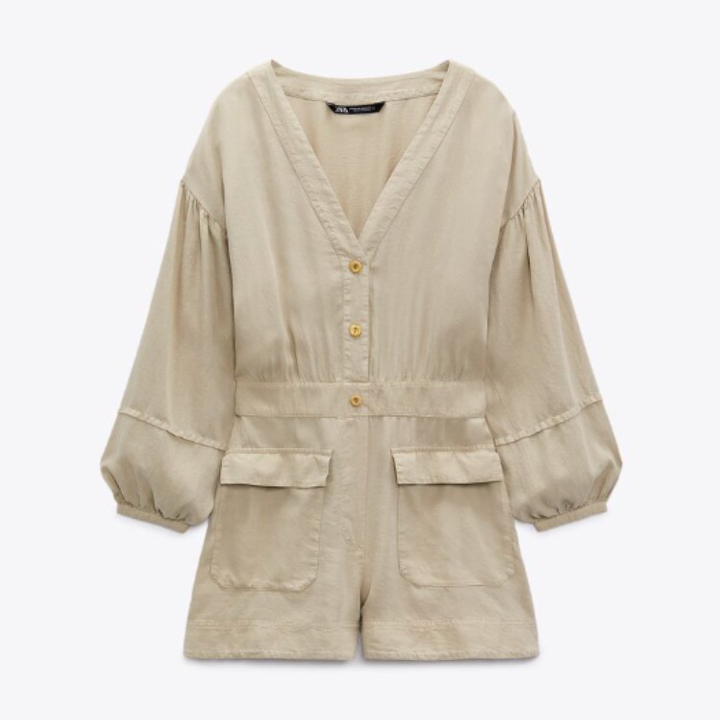 Jumpsuit With Patch Pockets